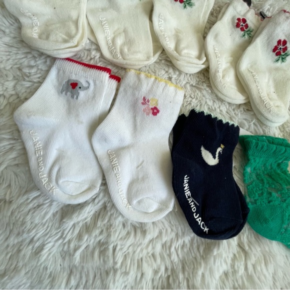 Janie And Jack Baby Girls Sock Bundle Wholesale Lot New Size 6-12m New - Picture 3 of 3